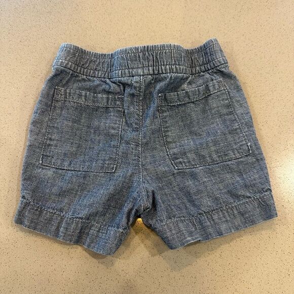 Baby Gap Denim Color Pull Up Style Shorts Size 12-18 Months - Picture 2 of 4